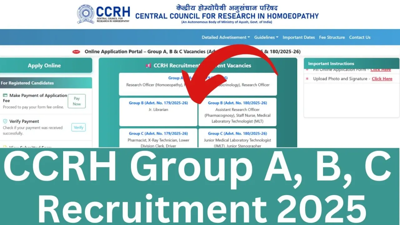 CCRH Recruitment 2025